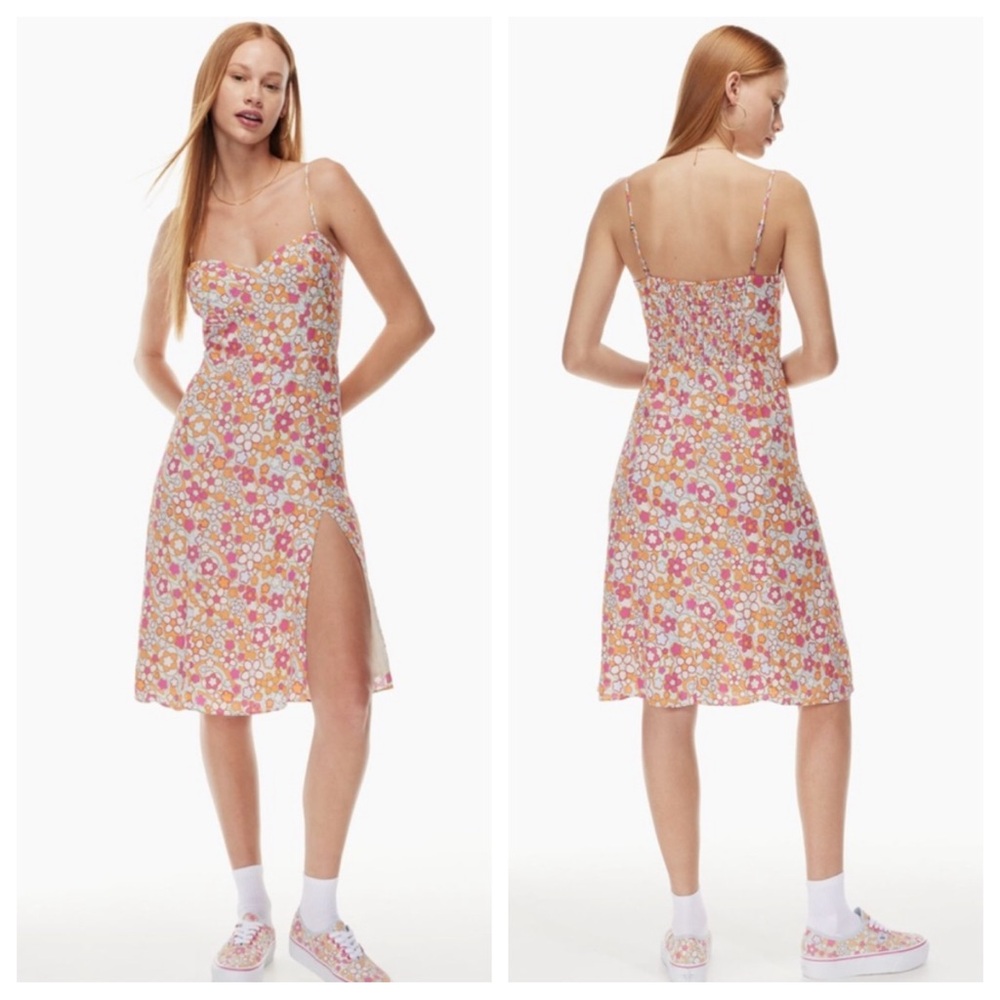 Aritzia Sun-Deh Viola Floral Dress Large